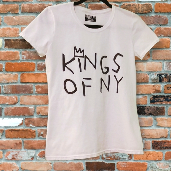 Basquiat Style 'Kings of NY' T-Shirt - Picture 2 of 4